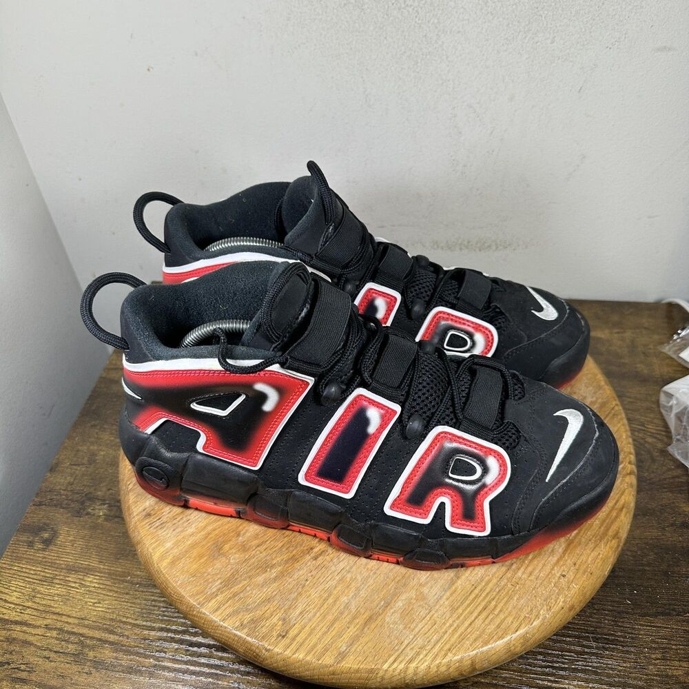 Nike Air More Uptempo Shoes Mens Size 12 Basketball CJ6129-001 Swoosh Sneakers